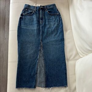 Pistola Dark Blue Denim Skirt